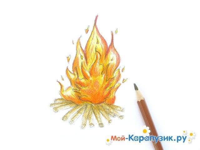 Как нарисовать огонь поэтапно карандашом - особенности техники, легкие мастер-классы, фото идеи и примеры